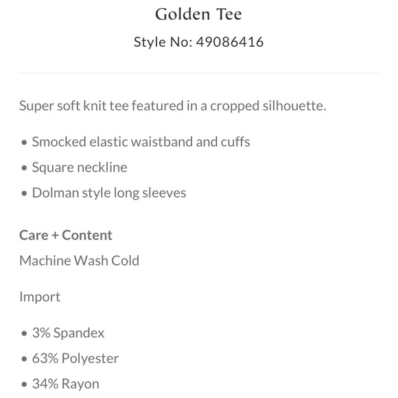 Free People Synthetic Golden Tee - Picture 5 of 6